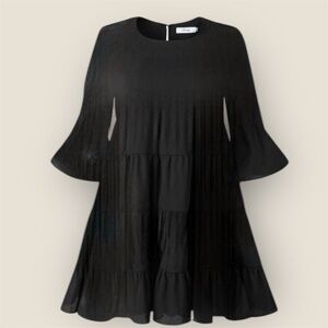 NWOT Ruffles, Boho, Babydoll dress